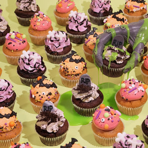 Halloween Cupcakes  Crumbs & Doilies